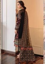 BQ-14 3pc Fully Heavy Embroided Lawn suit with Embroided Organza Dupatta
